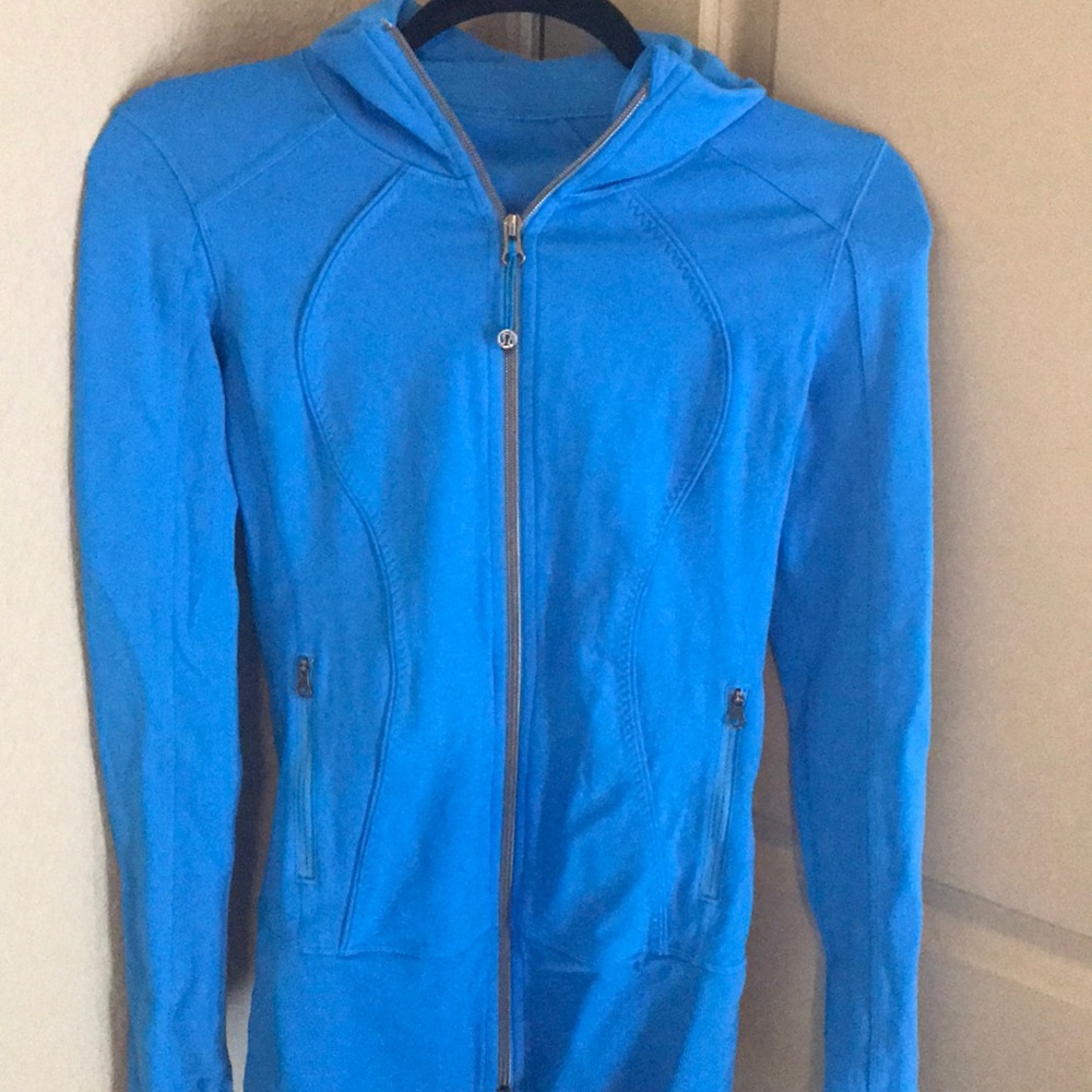 Blue lululemon zip up